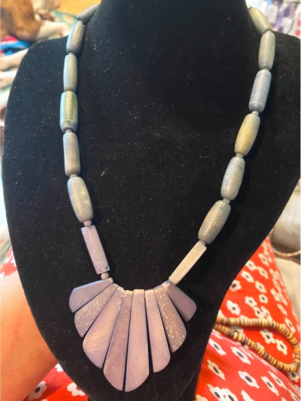 vintage boho statement necklace